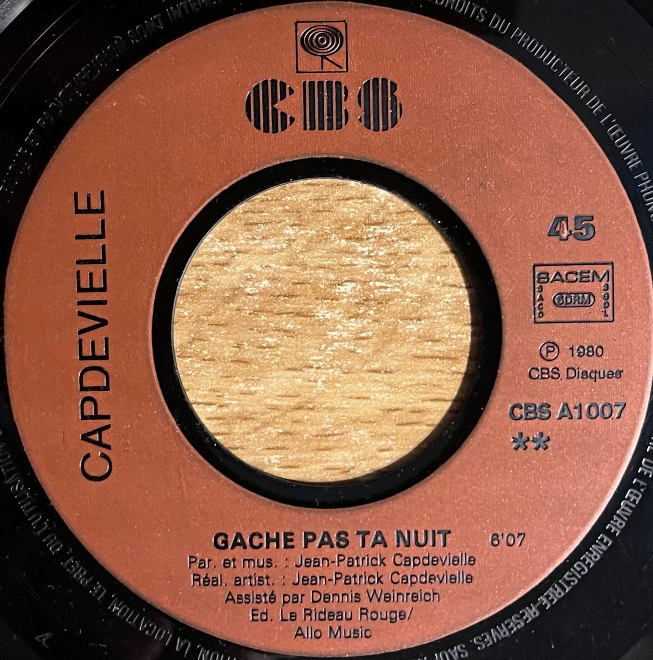 Schallplatten: JEAN-PATRICK CAPDEVIELLE - OH CHIQUITA – Gebraucht aus Bussigny von vinyl-pas-cher 3