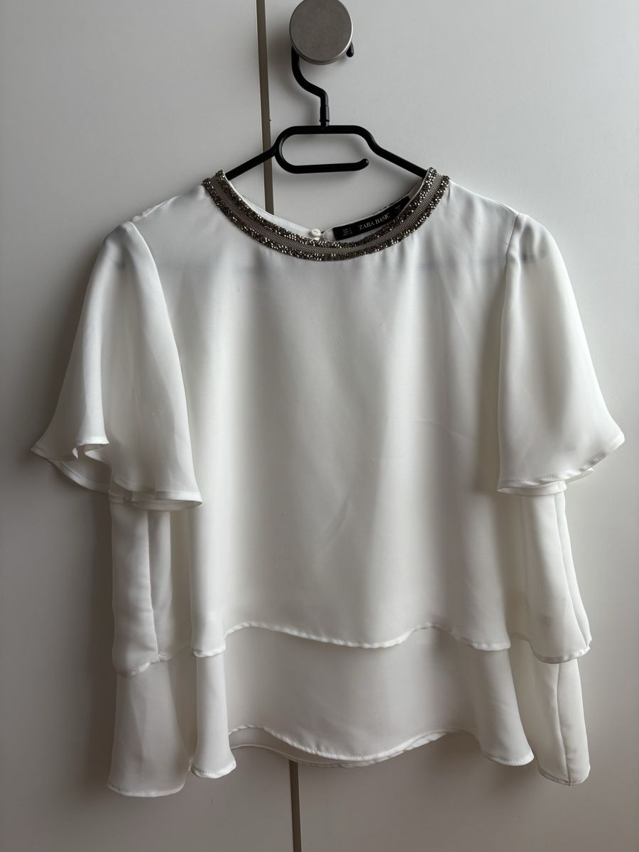Zara Blusen: Zara Bluse weiss – Gebraucht aus Zürich von alessia.s