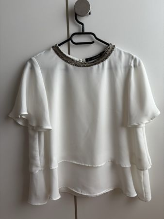 Zara Bluse weiss
