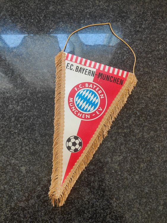 Fanion Bayern Munich 1990 – Vintage, Années 80-90, Très Bon état, Collector !
