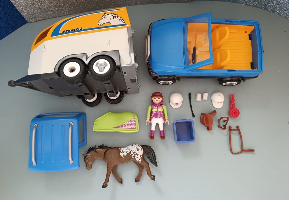 Playmobil Pferdeanhanger Mit Auto