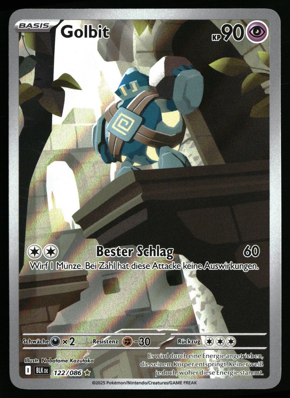 Pokémon Carte collezionabili: Golbit #122 Pokemon Schwarze Blitze – Usato da Feuerthalen venduto da Plazatoys