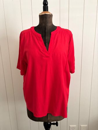 Schöne Street One Shirt Bluse rot - Grösse 40