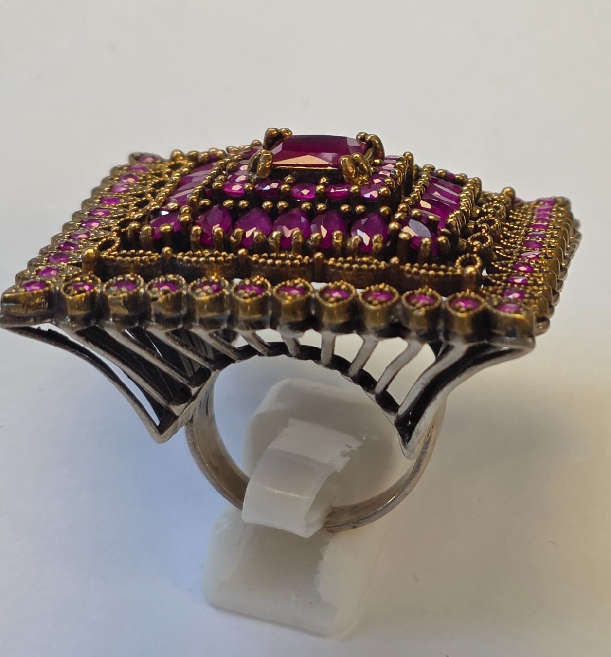 Anelli: Ring Silber mit roten Rubinen Grösse 59 neu – Nuovo (secondo la descrizione) da Zürich venduto da benedikt12 1