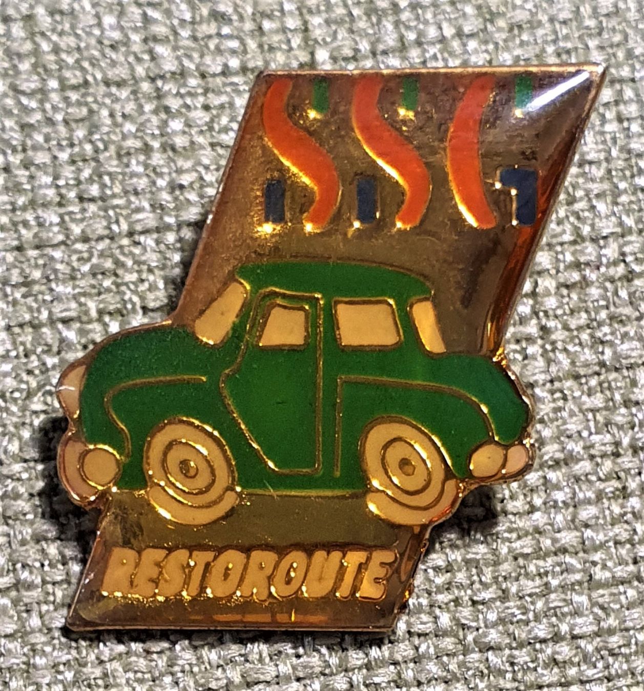 Placchette & Badge: N099 - Pin SSG Restoroute – Usato da Reinach BL venduto da Boston-Verkauf