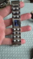 Tissot Damen Uhr Rechteckig Edelstahl blau 