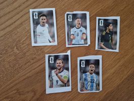 5x Panini Bilder Coca Cola