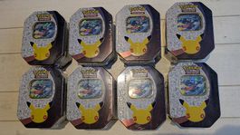 8x Pokemon 30th Celebrations EX TIN - EN
