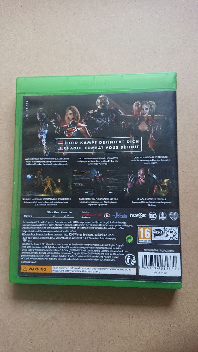 Giochi: Injustice 2 xbox one – Usato da Chur venduto da FreakofRarity 1