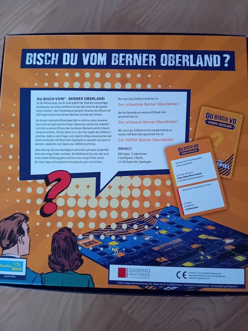 Jeux: BERNER OBERLAND Wissensspiel – D'occasion à Unterseen par SaskiaGreta 1