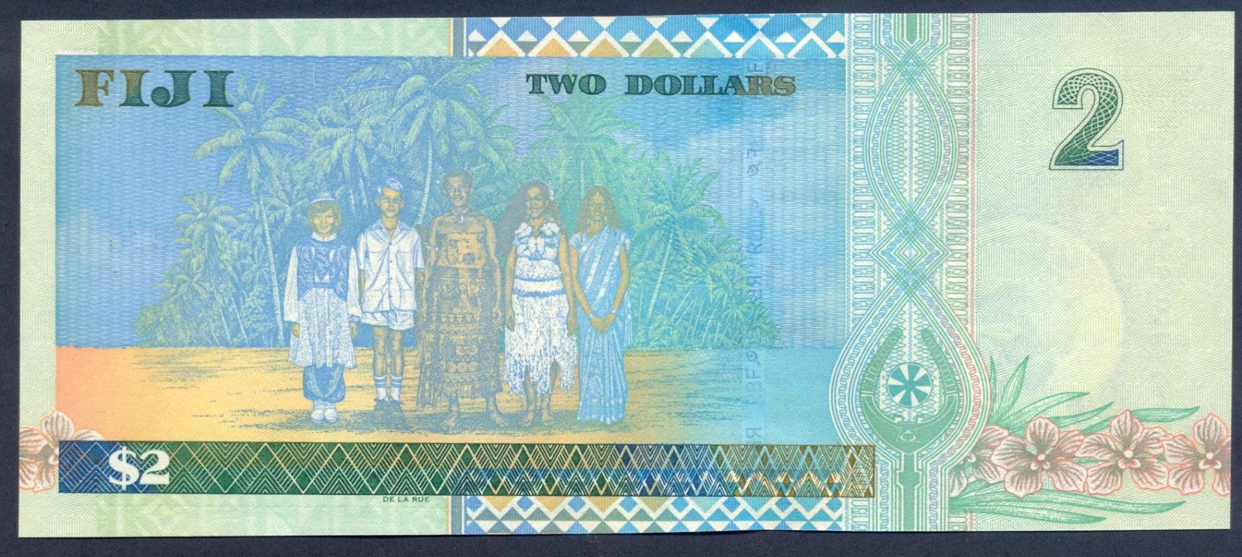 Banconote: Fiji 2 Dollar 2002 P-104a UNC – Nuovo (secondo la descrizione) da Schliern b. Köniz venduto da pizzitaxi 1