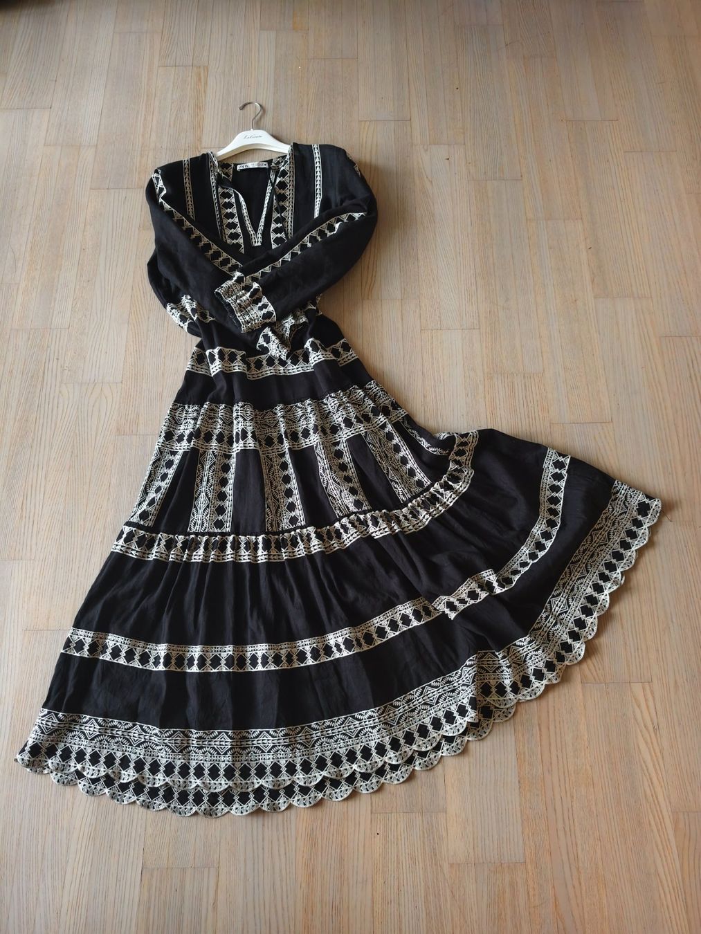 Zara Vestiti: Zara Kleid Leinen Viscosa Gr. S – Usato da Berg TG venduto da Persefona 2