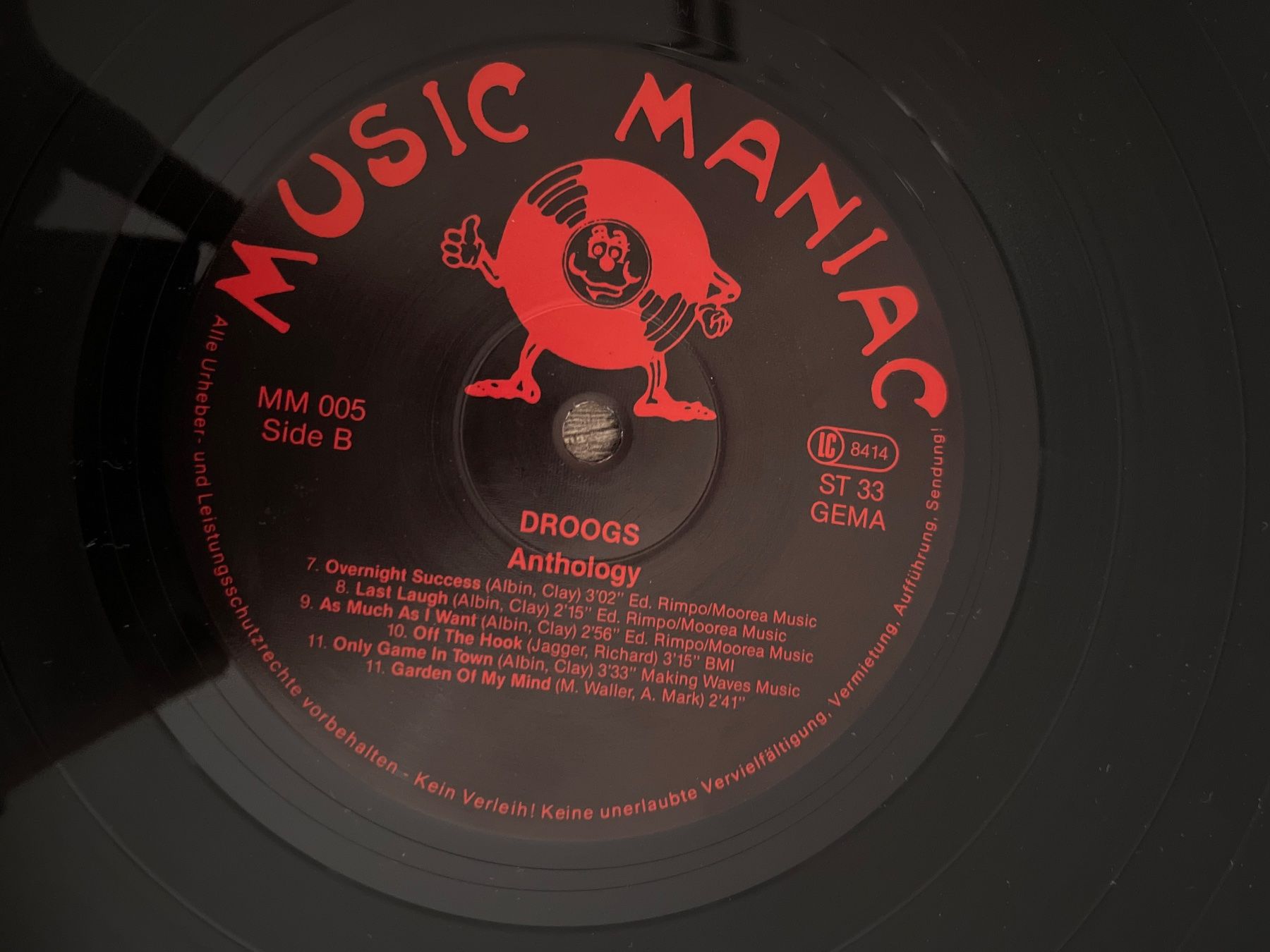 Dischi in vinile: A180/Droogs - Anthology – Usato da Frutigen venduto da Philippe_jsp 2