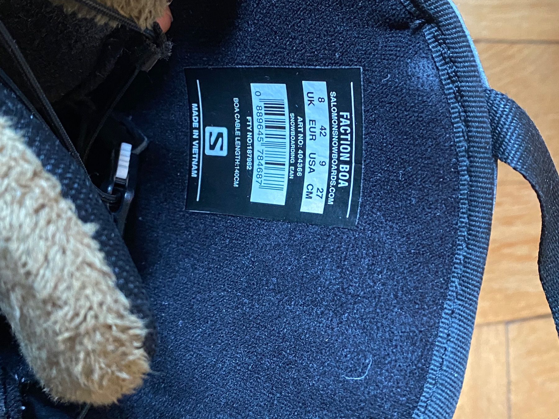 Salomon Scarpe da uomo: Salomon Snowboard Schuhe Gr. 42 – Usato da Bern venduto da rmd_7b2x 2