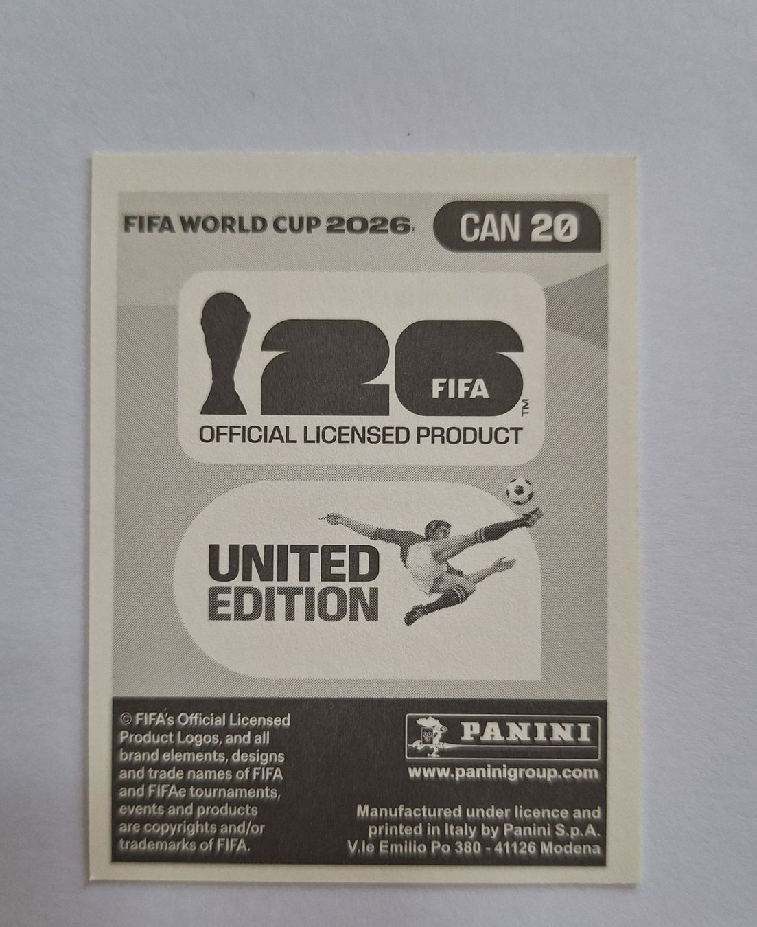 Panini Sammelbilder & Trading cards: Panini Jonathan David CAN 20 – Neu (gemäss Beschreibung) aus Romanens von Crocette 1