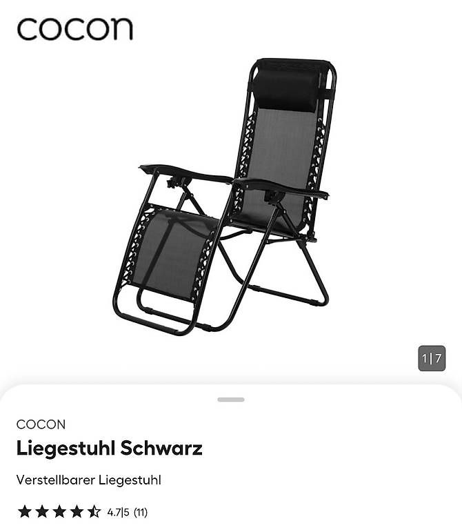 Liegen & Liegestühle: Liegestuhl Cocon – Gebraucht aus Aarberg von oet_2z9x