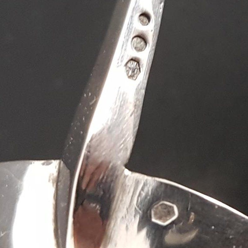 Cucchiai: Sahnelöffel Antik Silber – Usato da Kaltbrunn venduto da Lexus3 6