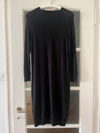 Robe pull WEEKEND MaxMara bleu marine S, cashmere & laine