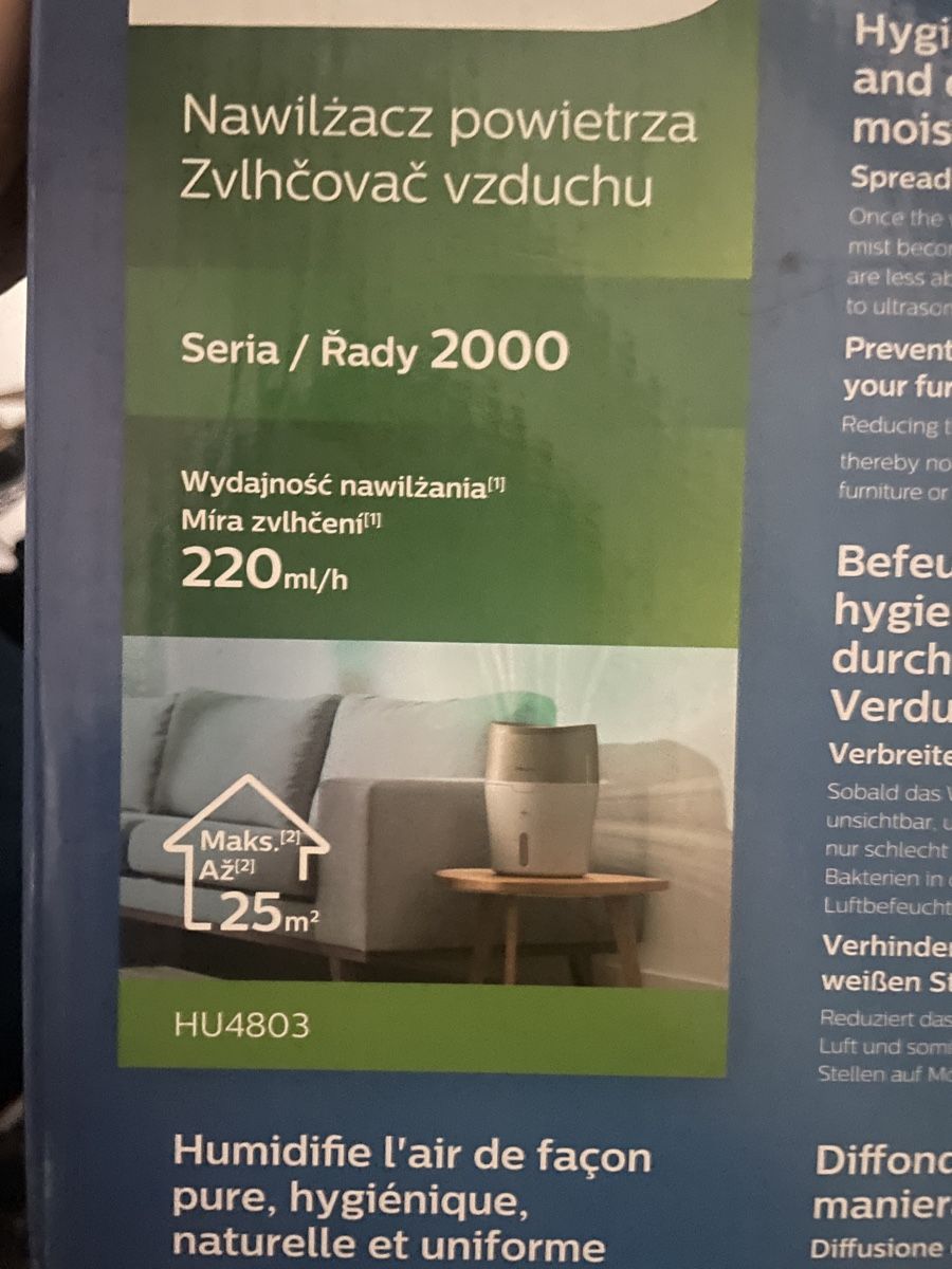 Philips Umidificatori d'aria: Philips Humidifier 2000 series HU4803  – Usato da Basel venduto da madinanana 2
