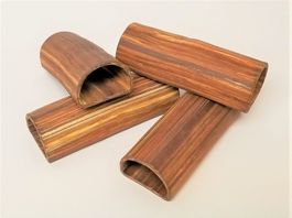 18 x 7 cm Röhre halbrund dunkel *AUSVERKAUF*