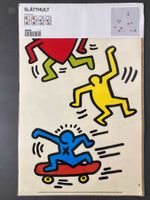 Keith Haring Ikea SLÄTTHULT Wanddeko Sticker 2010 Pop Art