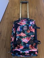 Superdry Outdoor Trolley Blumenmuster Dunkelblau Rosa 