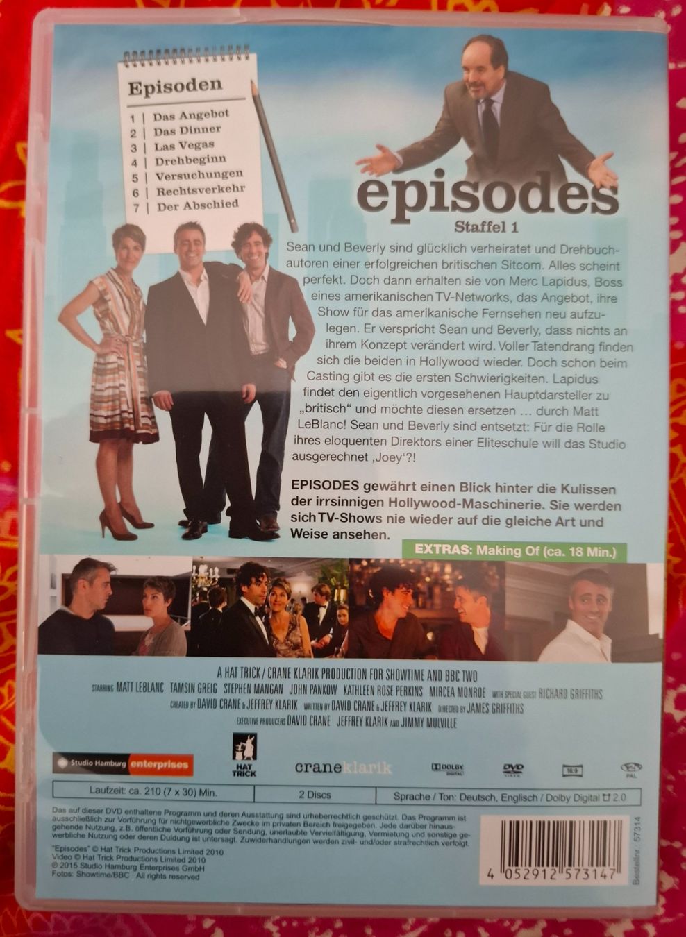 Tutti i DVDs: Episodes - Staffel 1 DVD – Usato da Basel venduto da mgn_ft72 1