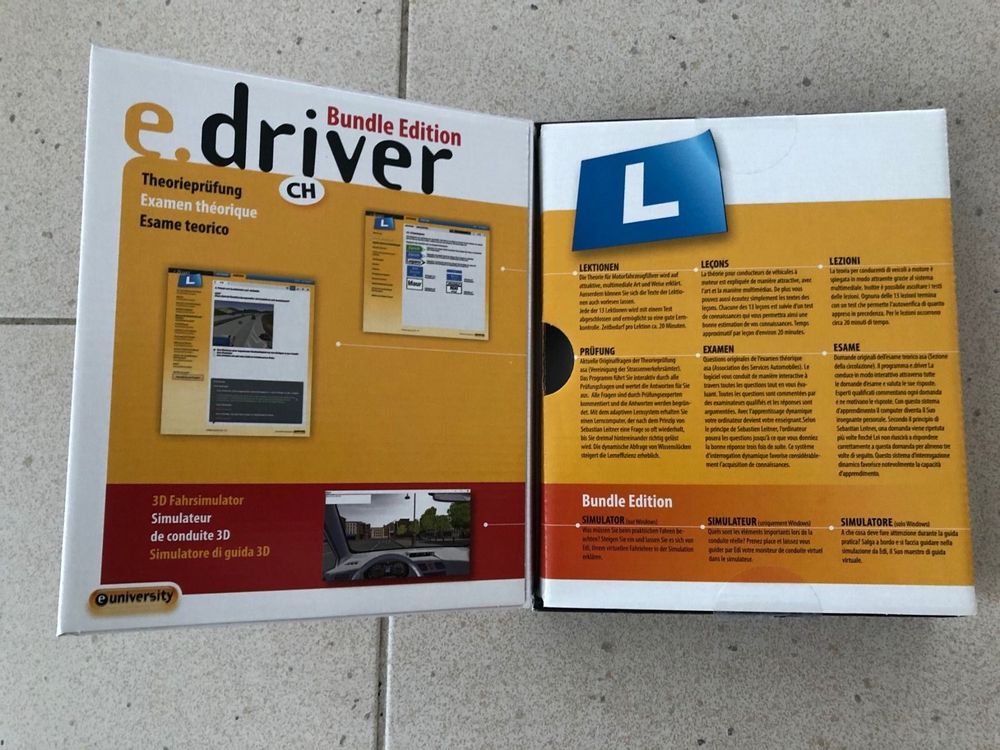 Lernsoftware e.driver Theorieprüfung | Kaufen auf Ricardo