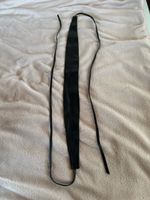 Bindegürtel Leder schwarz 