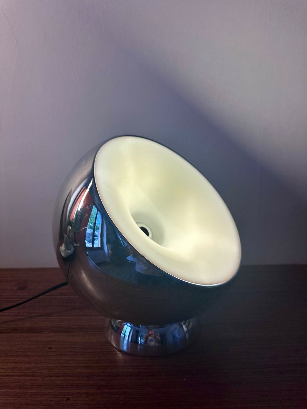 Lampade: Lampe Bouboule de chez Aluminor vintage chrome – Usato da Lausanne venduto da jul_v9ht 2