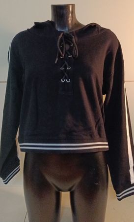 Kapuzenpullover, Urban, schwarz, Gr. M, neu (nov261)