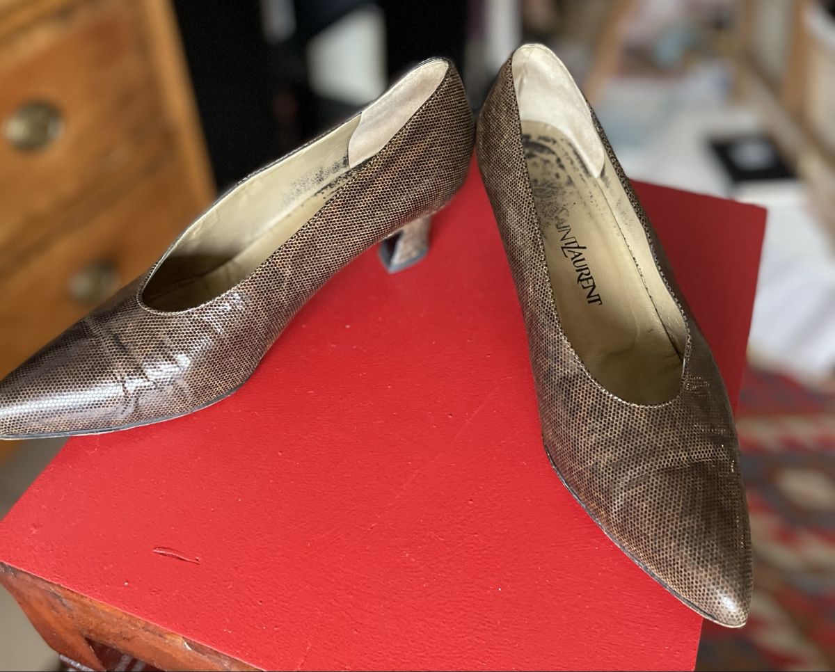 Saint Laurent Scarpe da donna: Vintage Yves Saint Laurent 38,5 – Usato da Fribourg venduto da Coolplan 3