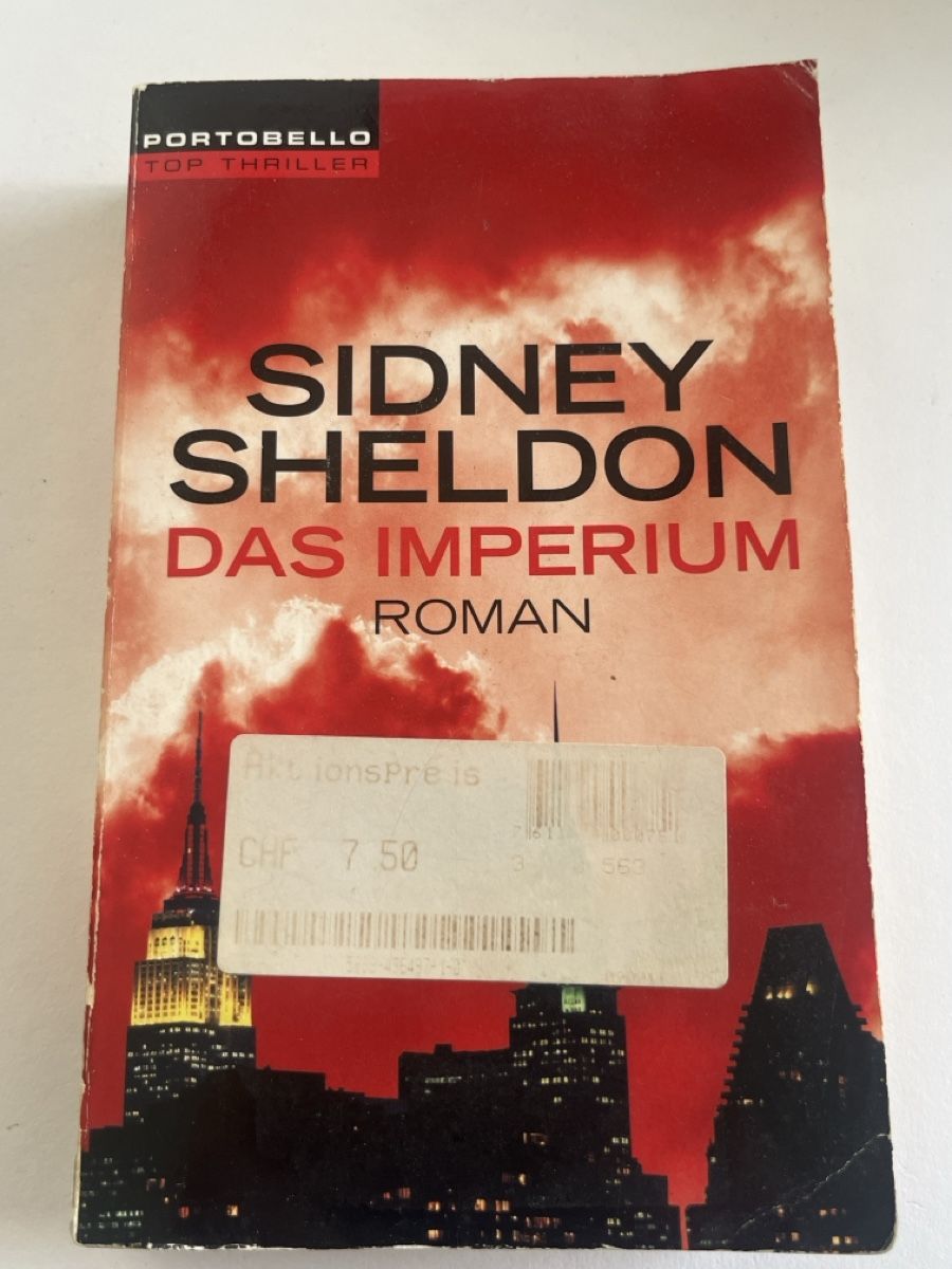 Libri: Sidney Sheldon "Das Imperium" – spannender Thriller! – Usato da Forch venduto da tieckr