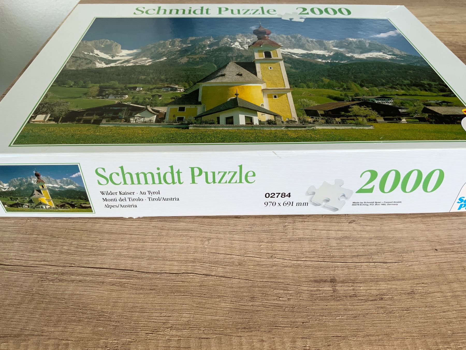 Puzzle: Puzzle Schmidt Wilder Kaiser 2000 Teile gebraucht – Usato da Schübelbach venduto da Hecht11. 1