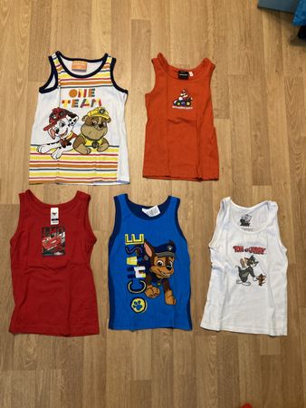 Knaben Shirt Tops Gr. 110/116