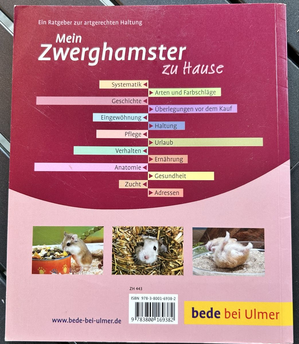 Libri: Mein Zwerghamster zu Hause  – Nuovo (secondo la descrizione) da Oftringen venduto da Solima 1