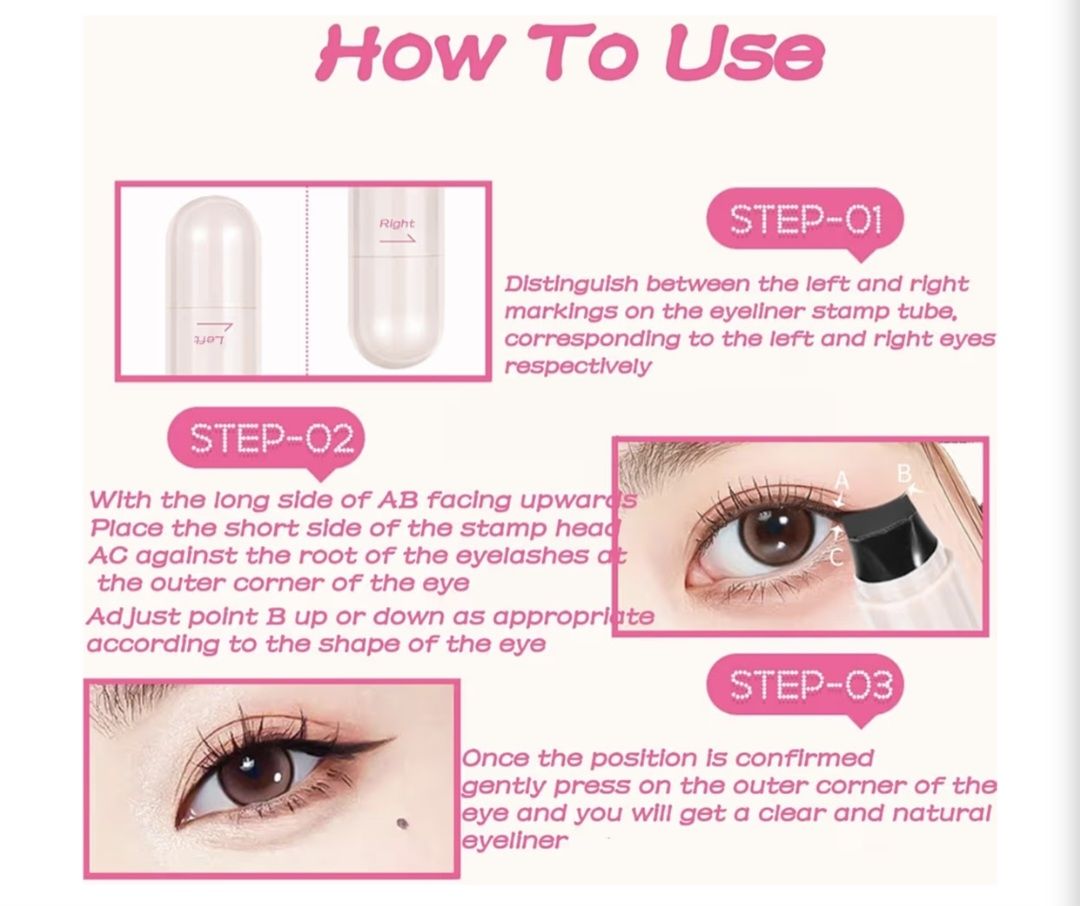 Make-up: Eyeliner-Stempel-Set – Neu und originalverpackt aus Goldau von sandwalk 3