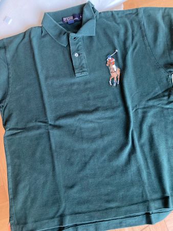 POLO RALPH LAUREN POLOSHIRT, GR. L, TANNENGRÜN, TOP!