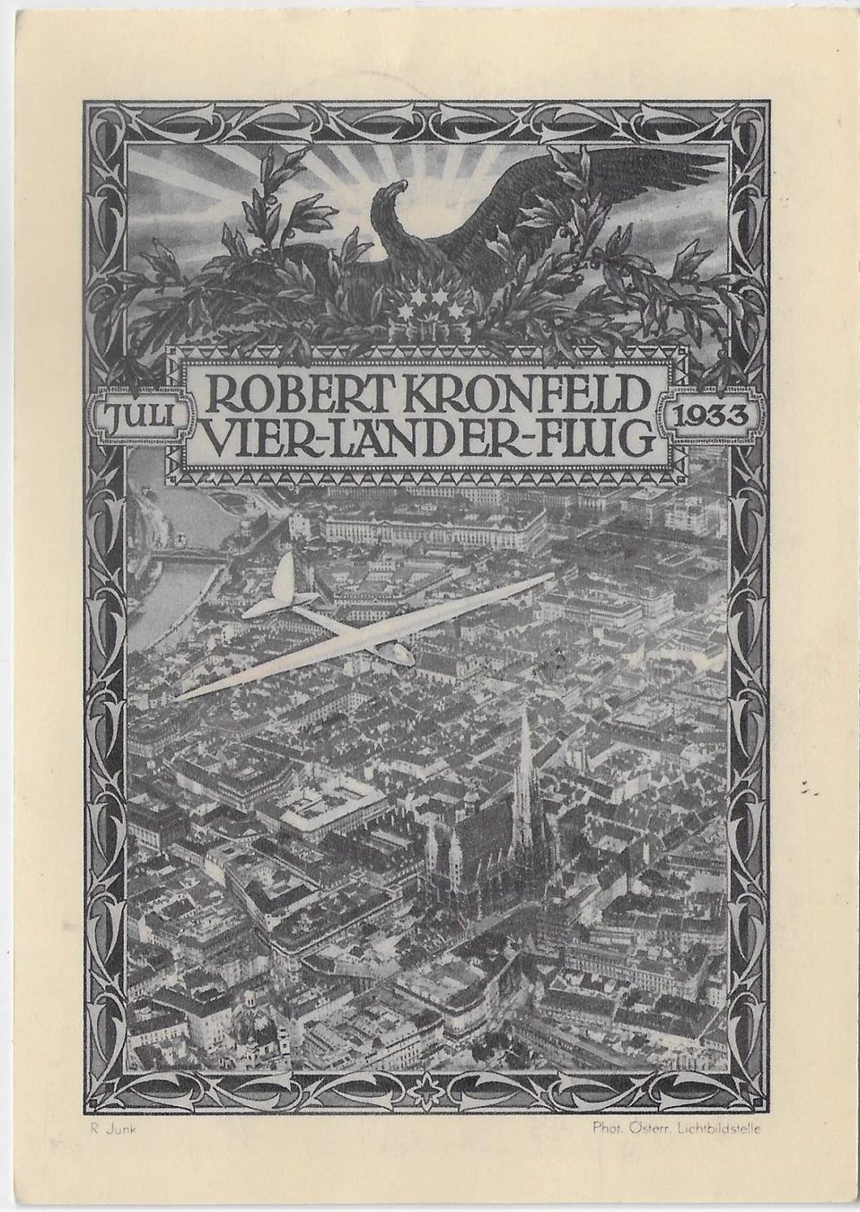Bücher: Robert Kronfeld Vierländerflug WIPA 1933 – Antik aus Ettingen von Kartenplanet 1