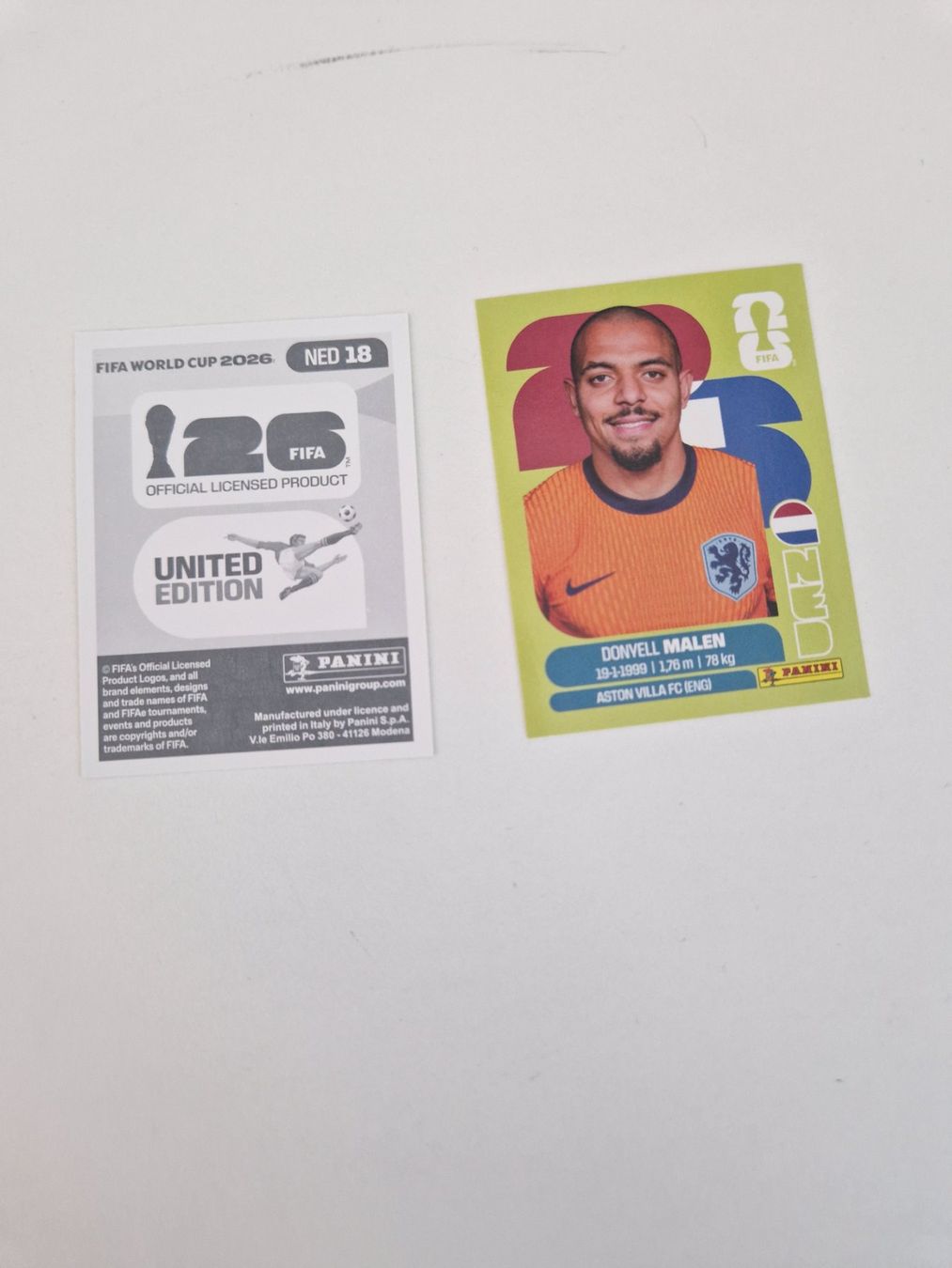 Panini Carte collezionabili: Panini Sticker NED18 – Nuovo (secondo la descrizione) da Stüsslingen venduto da white_angel86