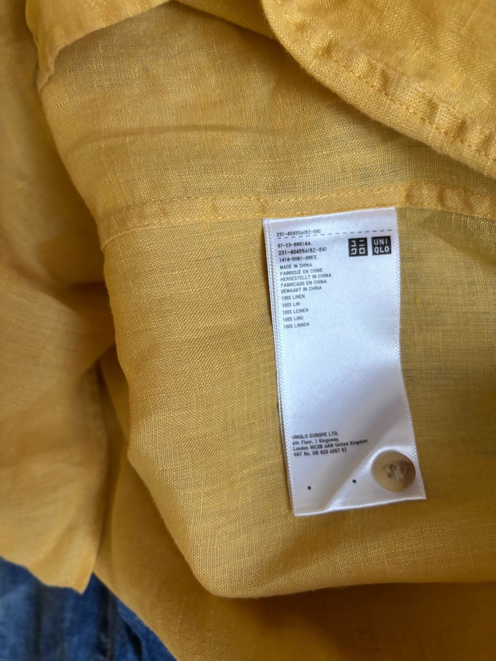 Uniqlo Camicette: UNIQLO Leinenbluse neuwertig – Nuovo (secondo la descrizione) da Merishausen venduto da yourdream 5