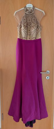 Abendkleid / Galakleid, Grösse 36, Lila-Gold, Festlich