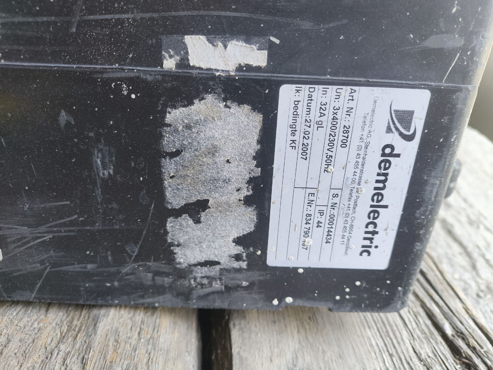 Elettrotecnica: Stromverteiler Demelectric  – Usato da Sattel venduto da Orso33 2
