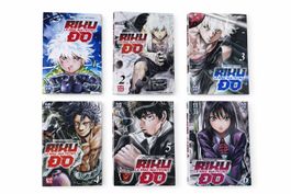 Lot Manga Riku, la rage aux poings - Volumes 1 à 6