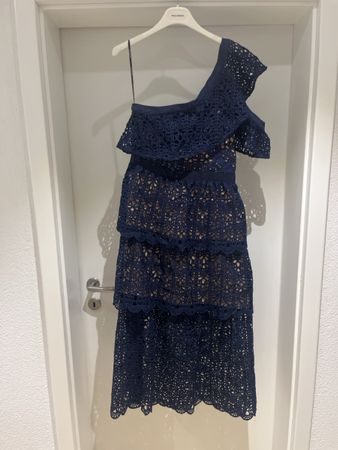Self-Portrait Kleid dunkelblau Damen