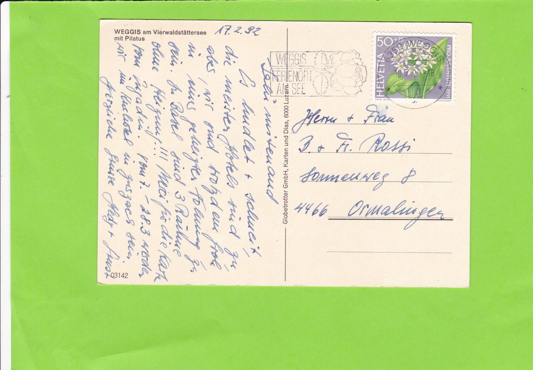Cartoline postali: Weggis – Usato da St. Peterzell venduto da neckertal 1