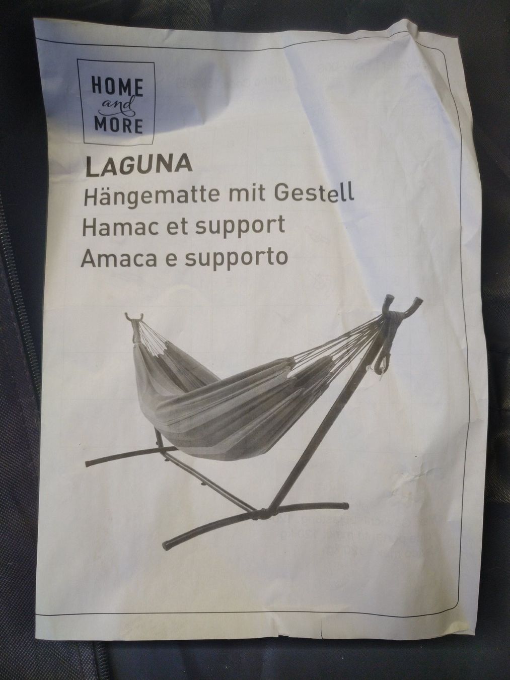 Hamac: Hängemattenständer inkl. Hängematte mit Tasche dunkel – D'occasion à Buckten par RolandsLiquidationen 4