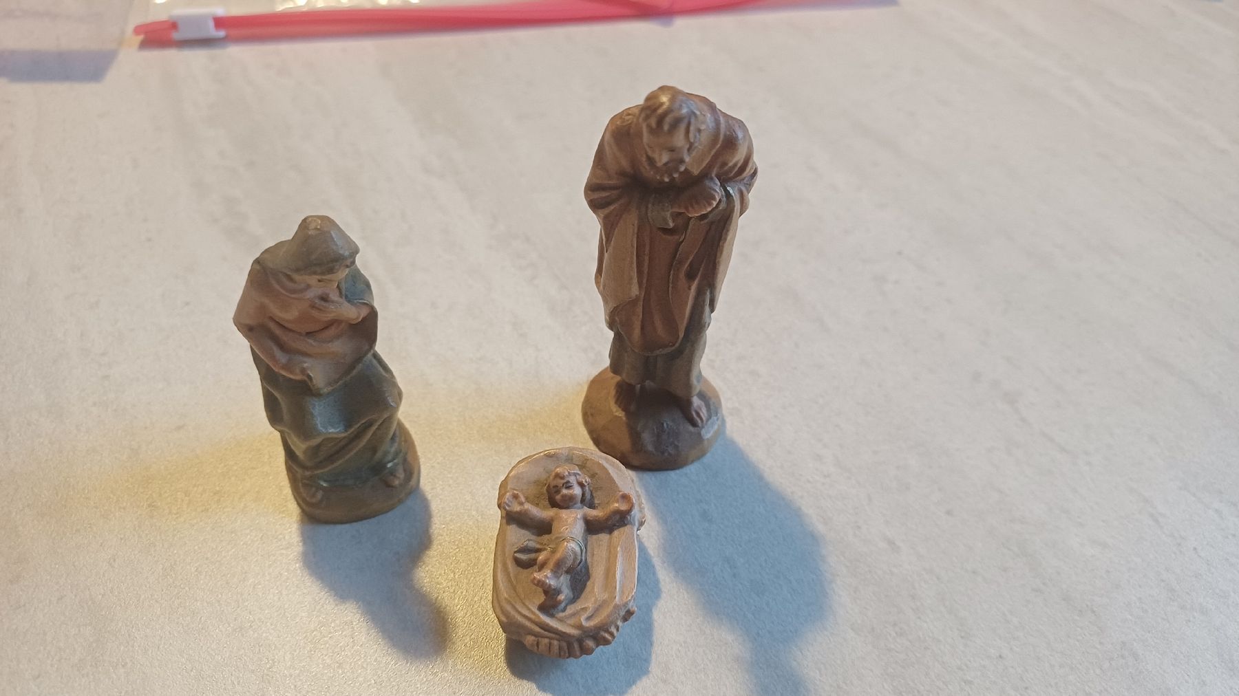 Statuette: 3 Krippenfiguren Maria Joseph Jesus  – Usato da Flawil venduto da Pinkmalibu 6
