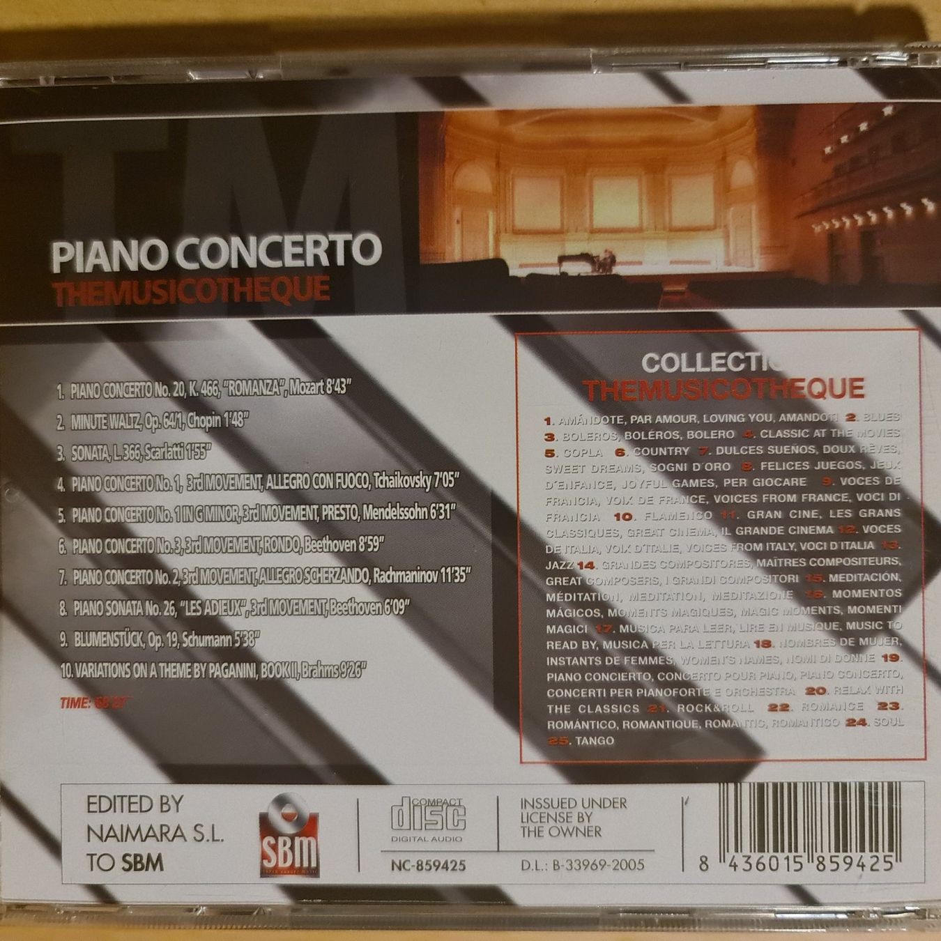 CD: CD Piano Concerto - Themusicotheque – Usato da Dintikon venduto da Vexi 1