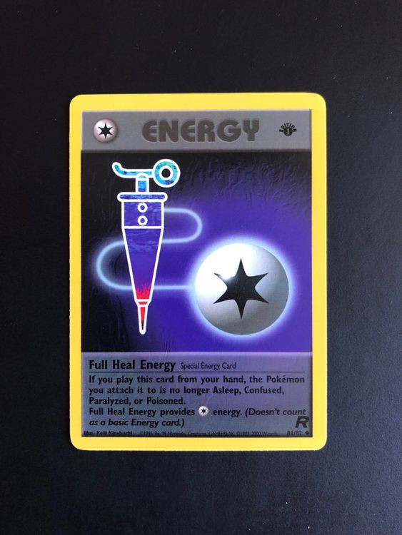 Team Rocket Full Heal Energy 81/82 1st edition Ab 1 Kaufen auf Ricardo